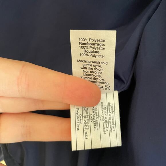 J. Crew Quilted Puffer Vest in Navy Blue Sz XS Preppy Fall Fashion Pockets - Picture 7 of 10